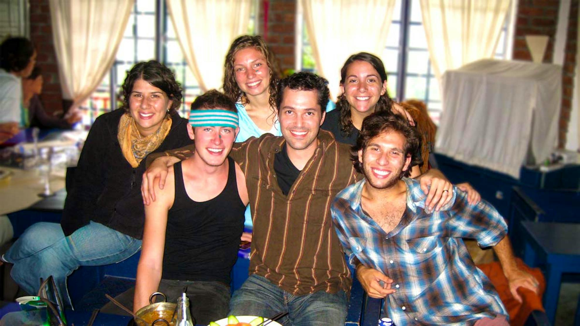 Aaron (center) during Massah, 2008