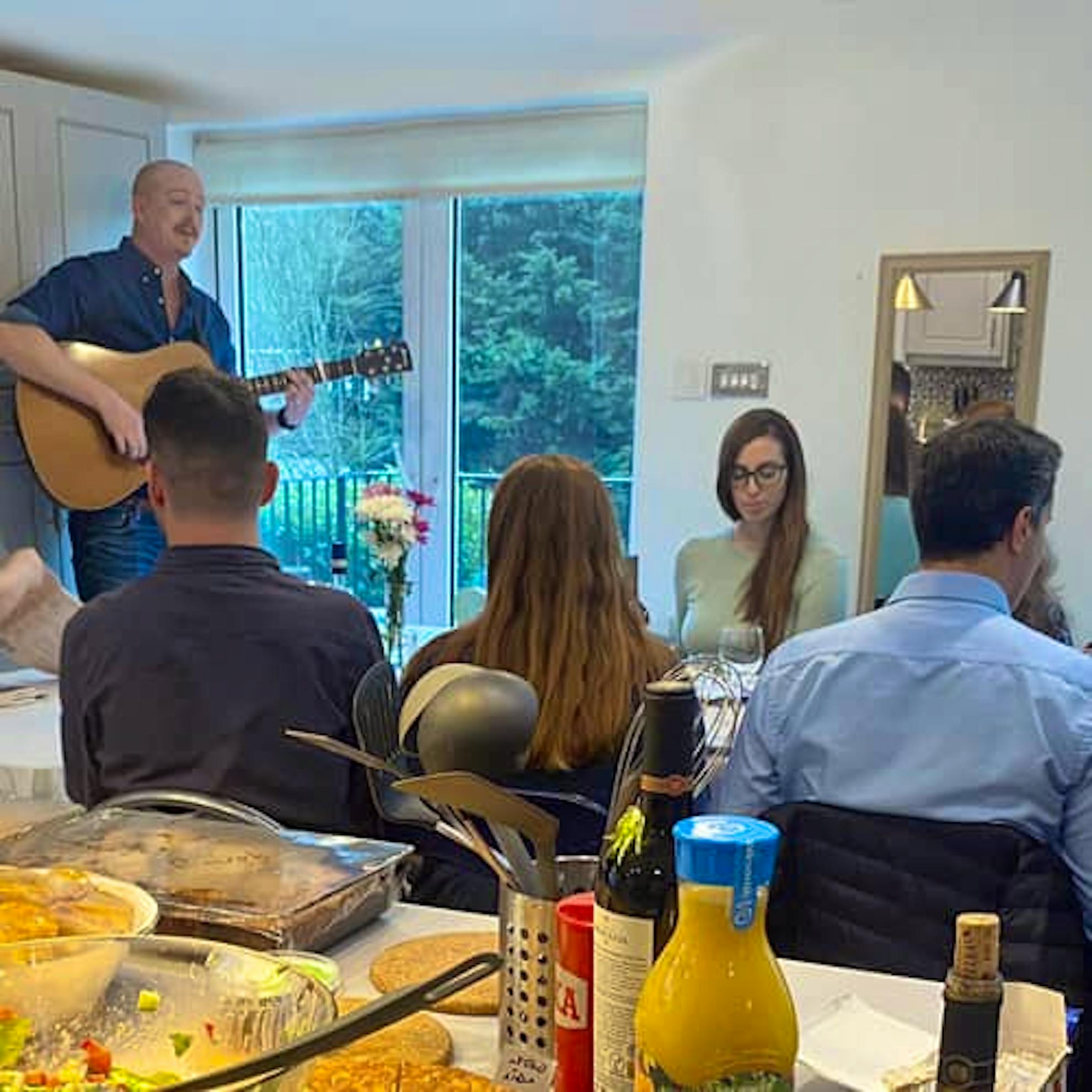 Boris playing guitar