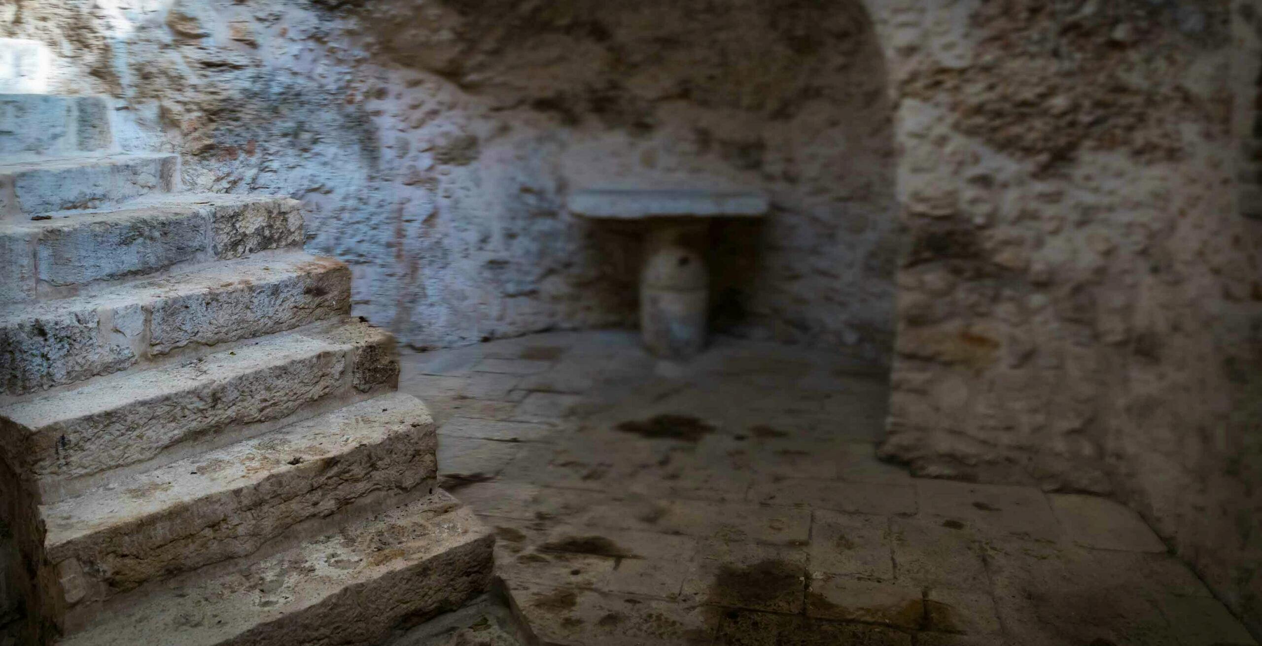 Ancient mikvah in Old Jerusalem for ritual washing