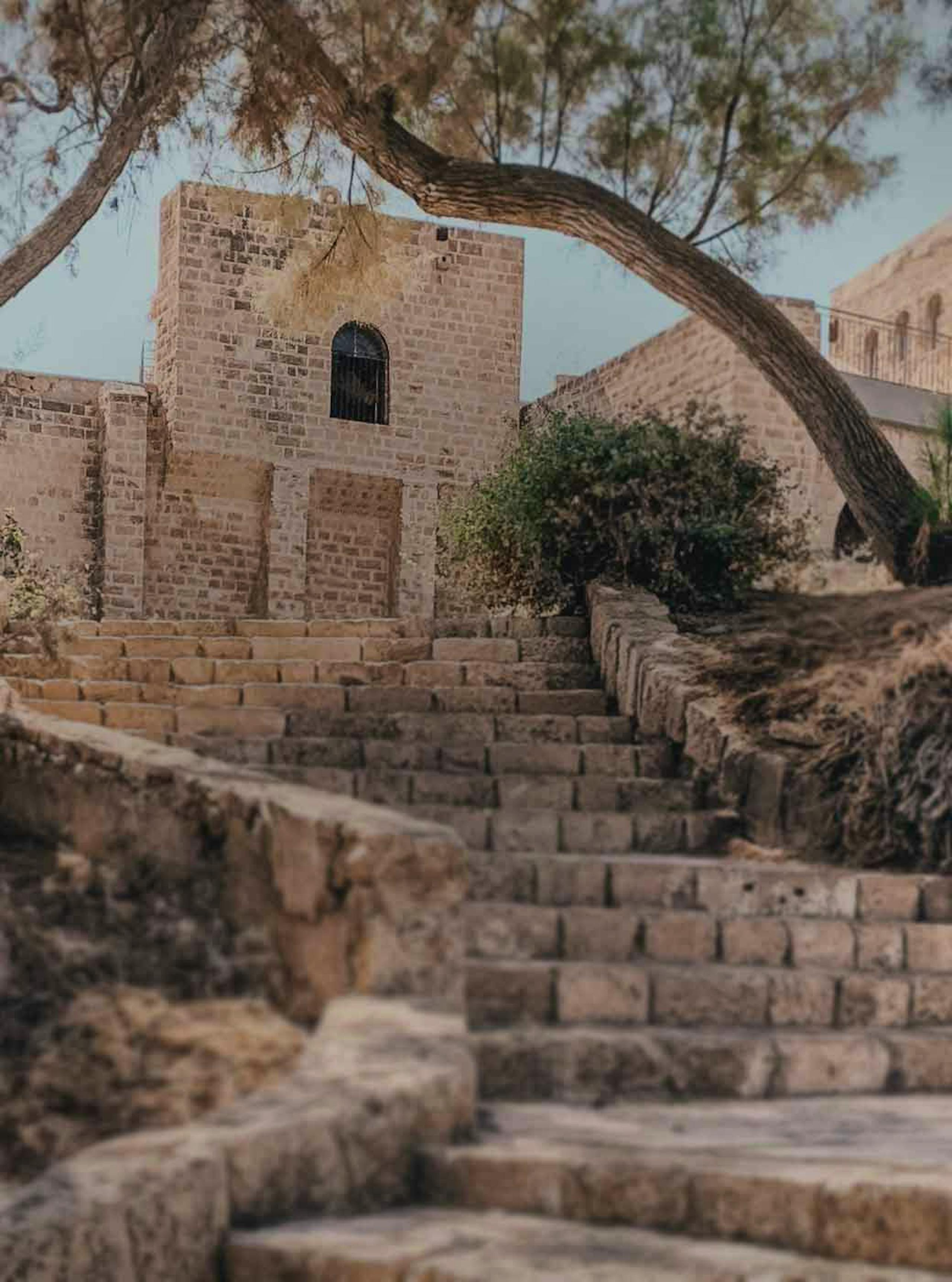 Ancient staircase in Israel