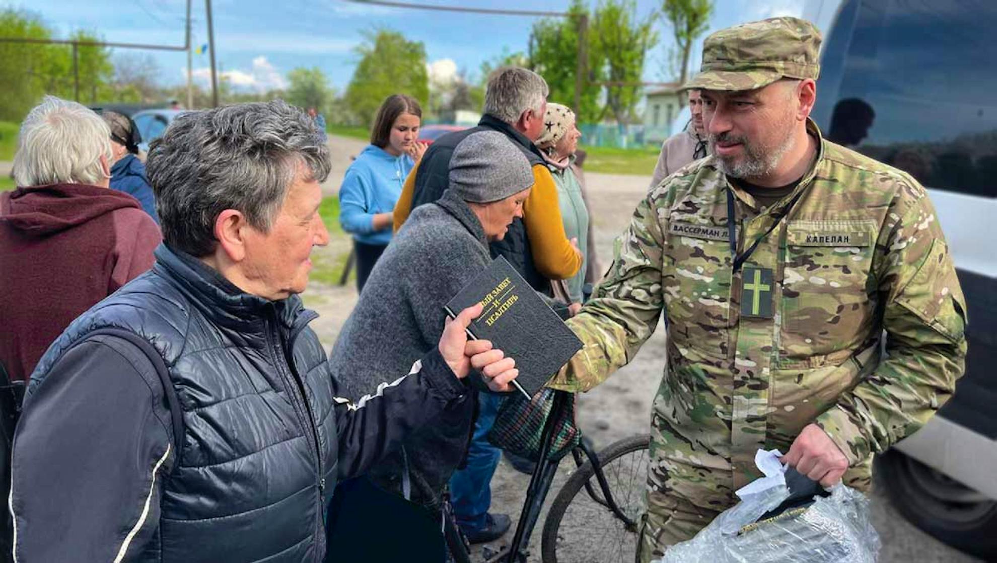 Delevering Bibles in Ukraine